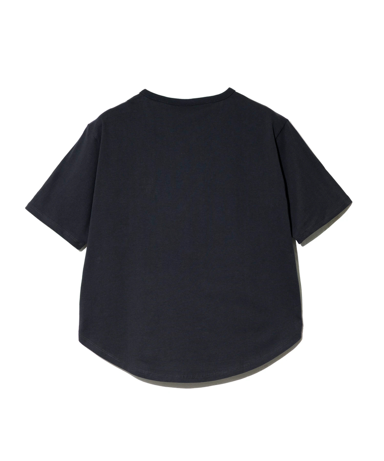 [SAINTPAIN]★25SS★HEX PANELED TEE★関税込 LILASIC/リラシク ワンポイント刺繍TEE (WOMENS)｜ファッション