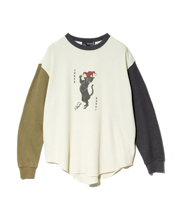 CUBE SUGAR/キューブシュガー CVCワッフルボールウォッシュトランプ柄