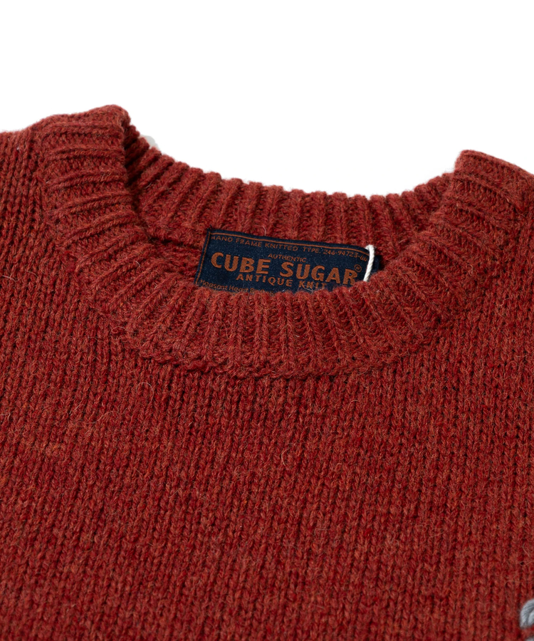 CUBE SUGAR/キューブシュガー アンティークニットハンドステッチPO