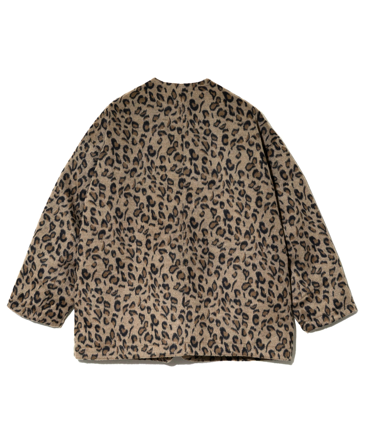 tan napori様 GENTIL/ジャンティー レオパード柄Vネックコート (WOMENS