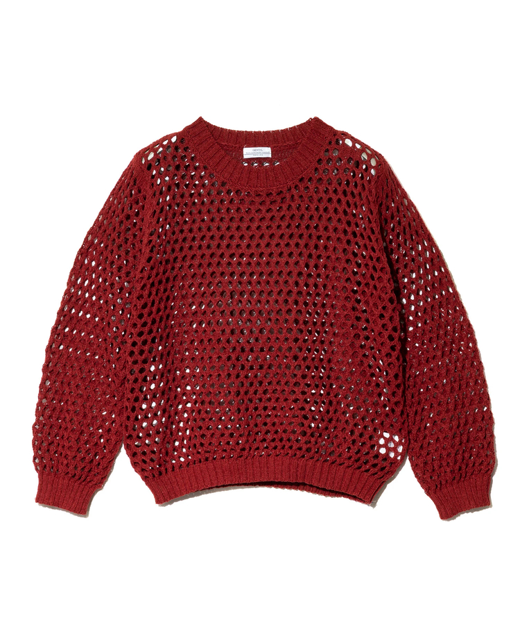 GENTIL/ジャンティー メッシュニットプルオーバー (WOMENS