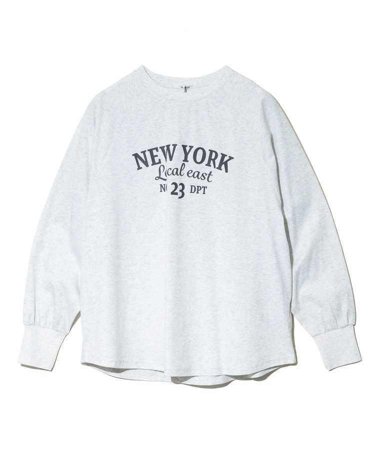 go slow caravan(ゴースローキャラバン) |le colis/ルコリ ラウンドロゴ長袖TEE (WOMENS)