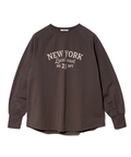 go slow caravan(ゴースローキャラバン) |le colis/ルコリ ラウンドロゴ長袖TEE (WOMENS)