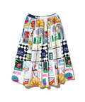 go slow caravan(ゴースローキャラバン) |ScoLar/スカラー 総柄綿ツイルSK (WOMENS)