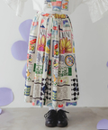 go slow caravan(ゴースローキャラバン) |ScoLar/スカラー 総柄綿ツイルSK (WOMENS)