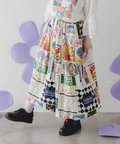 go slow caravan(ゴースローキャラバン) |ScoLar/スカラー 総柄綿ツイルSK (WOMENS)