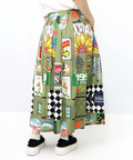 go slow caravan(ゴースローキャラバン) |ScoLar/スカラー 総柄綿ツイルSK (WOMENS)
