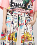 go slow caravan(ゴースローキャラバン) |ScoLar/スカラー 総柄綿ツイルSK (WOMENS)