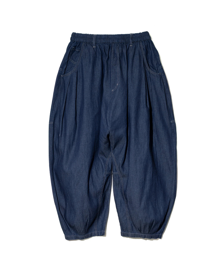 mililopiulu/ミリロピュール バルーンゆるタックデニムパンツ (WOMENS