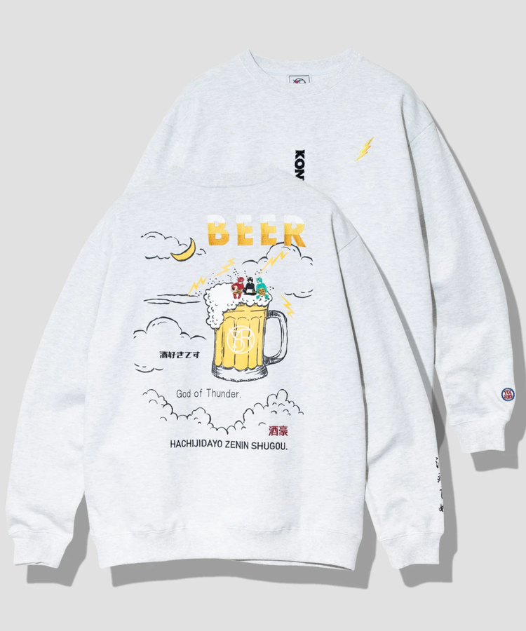 go slow caravan(ゴースローキャラバン) |YOIDORE/酔いどれ 雷様 クルーネックスウェット (MENS)