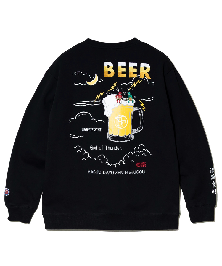 go slow caravan(ゴースローキャラバン) |YOIDORE/酔いどれ 雷様 クルーネックスウェット (MENS)