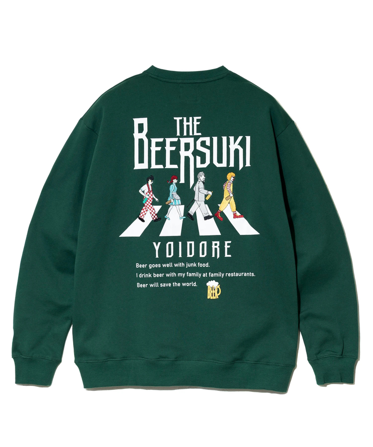go slow caravan(ゴースローキャラバン) |YOIDORE/酔いどれ BEER SUKI クルーネックスウェット (MENS)