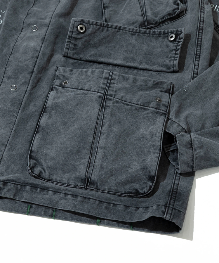 go slow caravan(ゴースローキャラバン) |Universal Style Wear/ユニバーサルスタイルウェア RAKUGAKI fatig shirt (MENS)