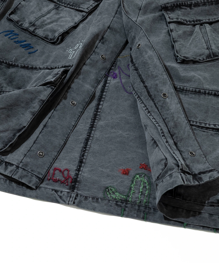 go slow caravan(ゴースローキャラバン) |Universal Style Wear/ユニバーサルスタイルウェア RAKUGAKI fatig shirt (MENS)