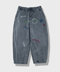 go slow caravan(ゴースローキャラバン) |Universal Style Wear/ユニバーサルスタイルウェア RAKUGAKI bazooka pants (MENS)