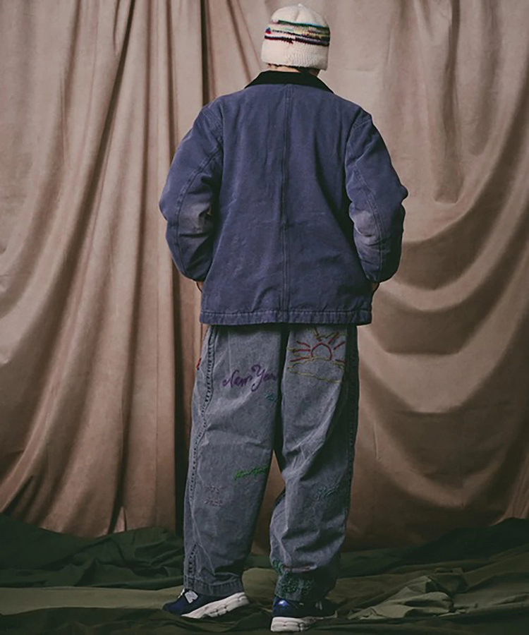 go slow caravan(ゴースローキャラバン) |Universal Style Wear/ユニバーサルスタイルウェア RAKUGAKI bazooka pants (MENS)