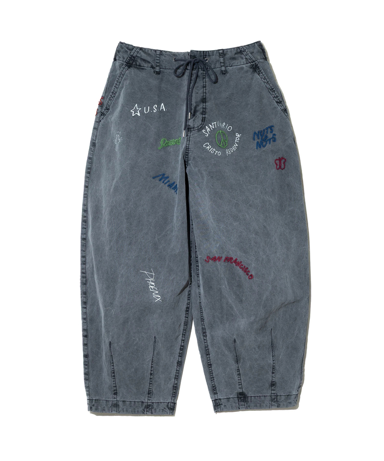 go slow caravan(ゴースローキャラバン) |Universal Style Wear/ユニバーサルスタイルウェア RAKUGAKI bazooka pants (MENS)