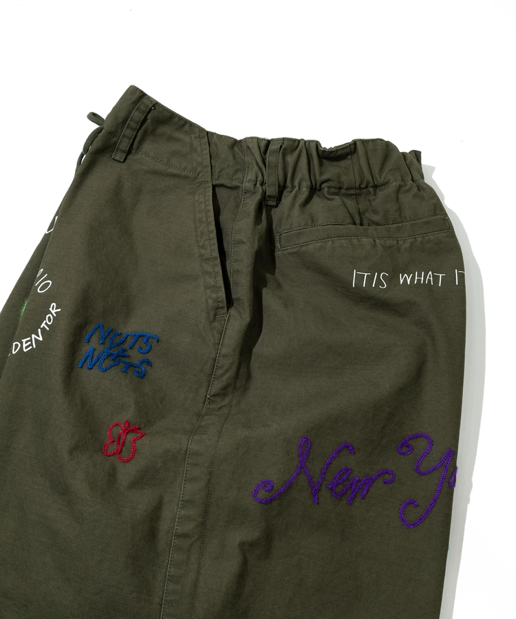 go slow caravan(ゴースローキャラバン) |Universal Style Wear/ユニバーサルスタイルウェア RAKUGAKI bazooka pants (MENS)
