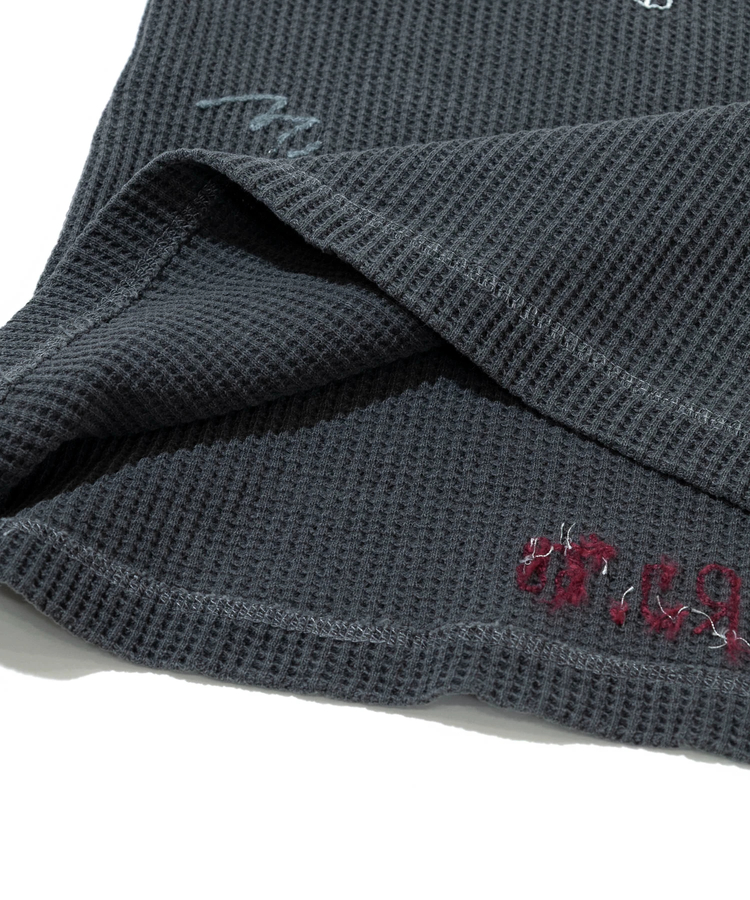 go slow caravan(ゴースローキャラバン) |Universal Style Wear/ユニバーサルスタイルウェア RAKUGAKI waffle Tee (MENS)