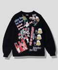 go slow caravan(ゴースローキャラバン) |modem design/モデムデザイン 総柄おじさんロンTee-1 (MENS)