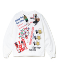 go slow caravan(ゴースローキャラバン) |modem design/モデムデザイン 総柄おじさんロンTee-1 (MENS)