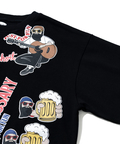 go slow caravan(ゴースローキャラバン) |modem design/モデムデザイン 総柄おじさんロンTee-1 (MENS)