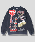 go slow caravan(ゴースローキャラバン) |modem design/モデムデザイン 総柄おじさんロンTee-2 (MENS)