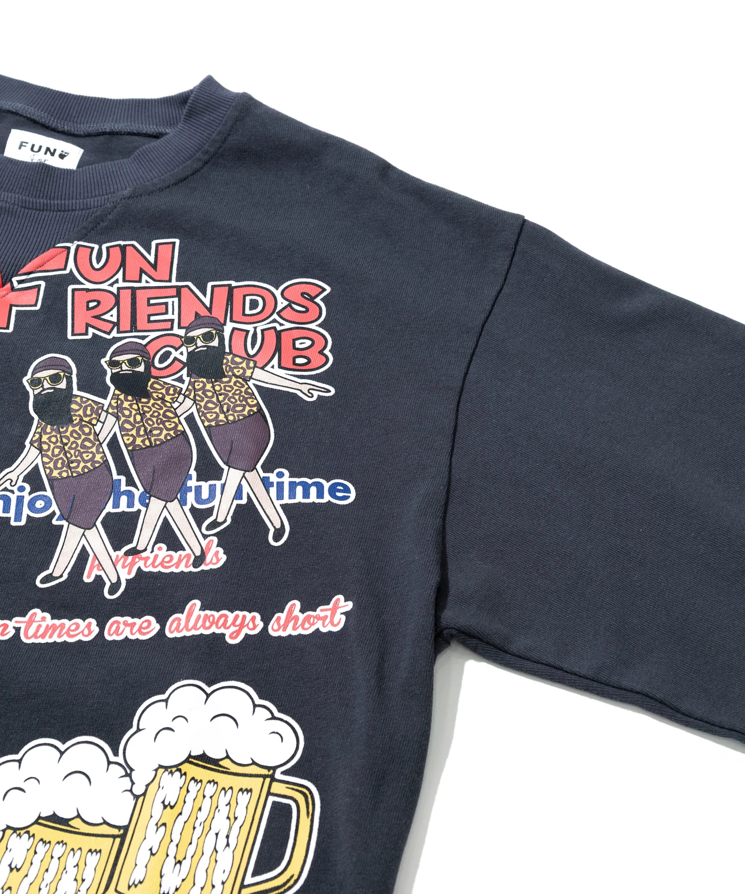 modem design/モデムデザイン 総柄おじさんロンTee-2 (MENS 