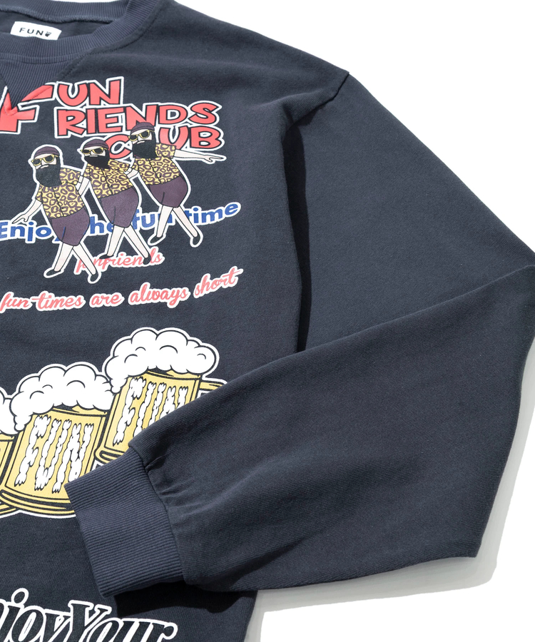 go slow caravan(ゴースローキャラバン) |modem design/モデムデザイン 総柄おじさんロンTee-2 (MENS)