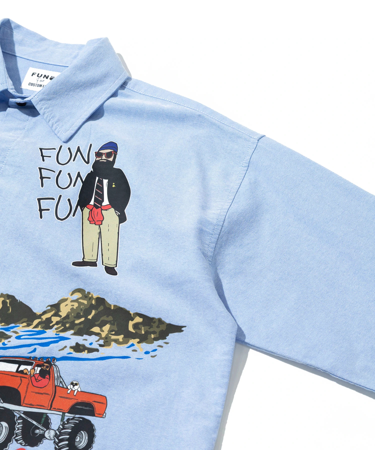 半袖 モデムデザイン おじさん SALE 30 OFF modem design FUN モデムデザイン ファン WOODY別注 おじさんTシャツ Everything will be okay メンズ トップス 半袖 カットソー クルーネック セール F-25SS279WH 別注アイテム 公式通販サイト