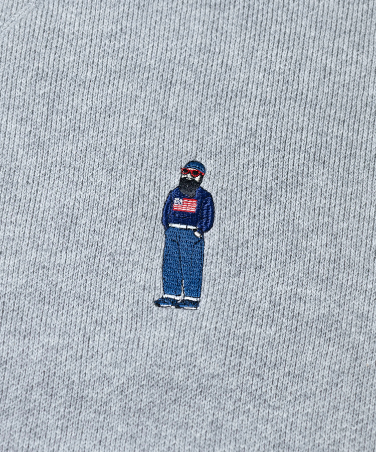 go slow caravan(ゴースローキャラバン) |modem design/モデムデザイン おじさんニット (MENS)