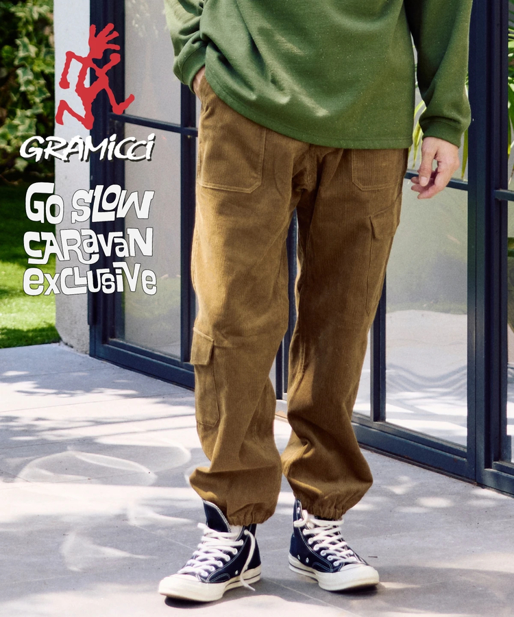 go slow caravan(ゴースローキャラバン) |【GSC別注】GRAMICCI/グラミチ CARGO JOGGER PANTS -CORDUROY- (MENS)