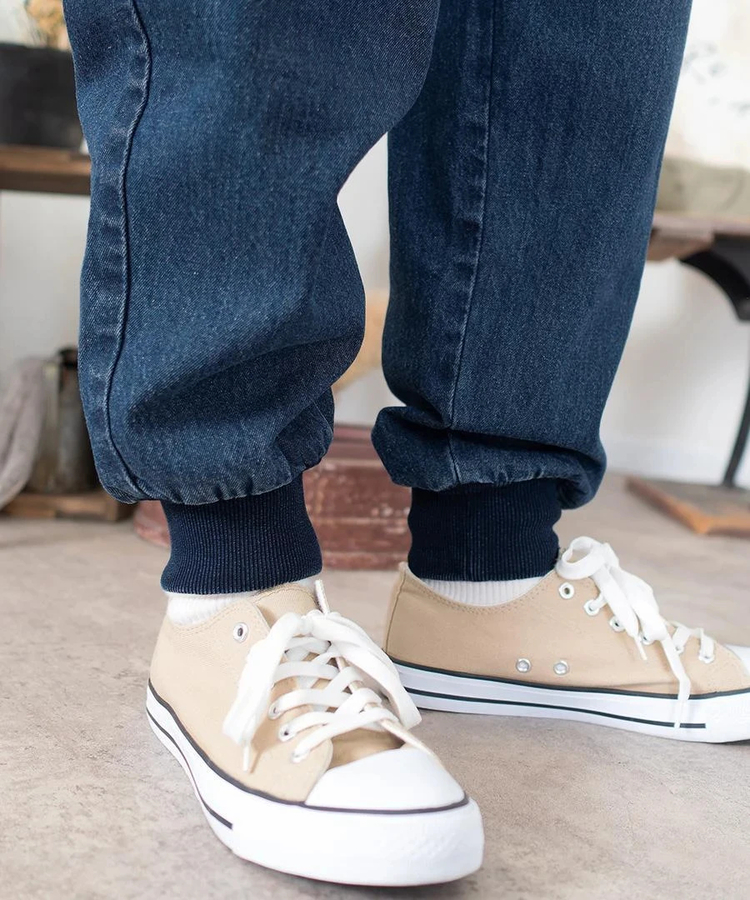 みる.　0830 mililopiulu/ミリロピュール サイドBIGジョガーデニムパンツ (WOMENS