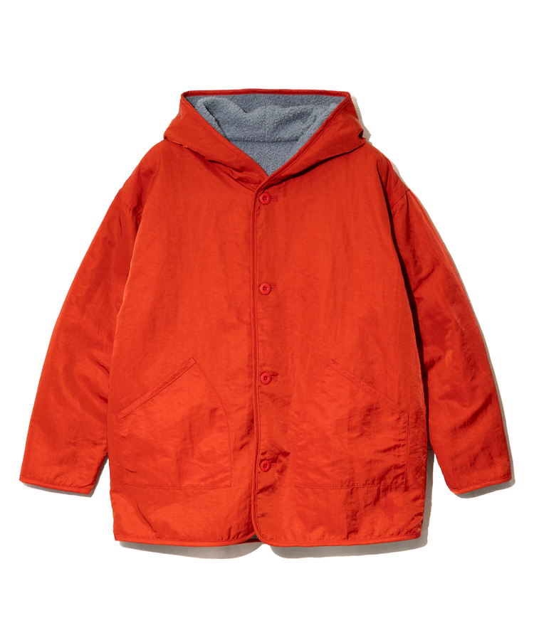 GENTIL/ジャンティー ナイロンxボアリバーシブルジャケット