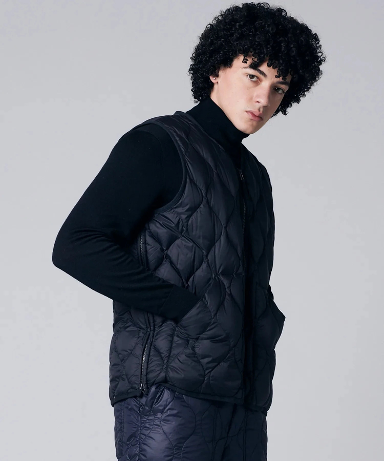 go slow caravan(ゴースローキャラバン) |TAION/タイオン MILITARY V-NECK W-ZIP DOWN VEST《SOFT SHELL》(MENS)