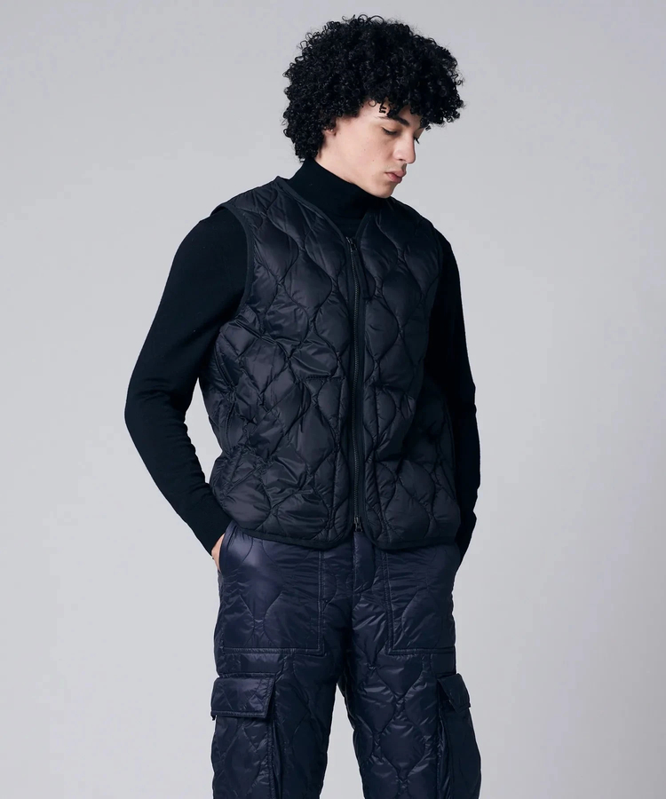 go slow caravan(ゴースローキャラバン) |TAION/タイオン MILITARY V-NECK W-ZIP DOWN VEST《SOFT SHELL》(MENS)