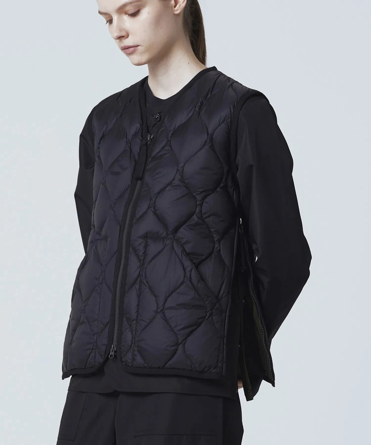 go slow caravan(ゴースローキャラバン) |TAION/タイオン MILITARY V-NECK W-ZIP DOWN VEST《SOFT SHELL》(MENS)