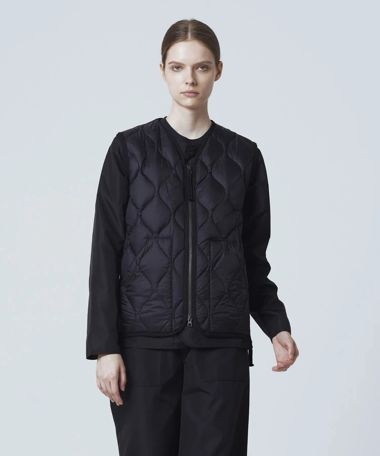 go slow caravan(ゴースローキャラバン) |TAION/タイオン MILITARY V-NECK W-ZIP DOWN VEST《SOFT SHELL》(MENS)