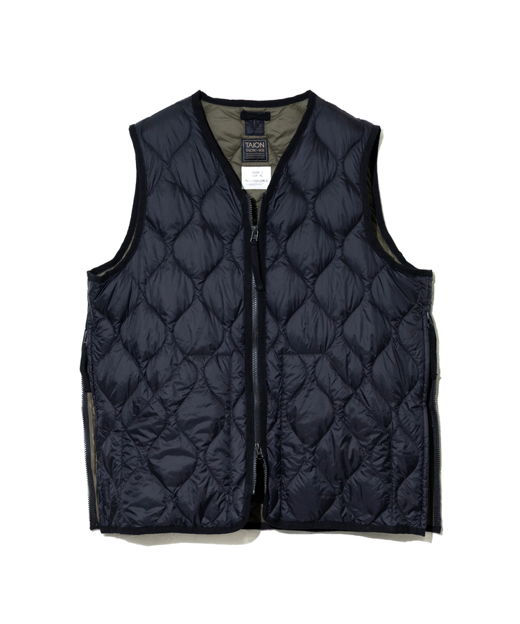 go slow caravan(ゴースローキャラバン) |TAION/タイオン MILITARY V-NECK W-ZIP DOWN VEST《SOFT SHELL》(MENS)