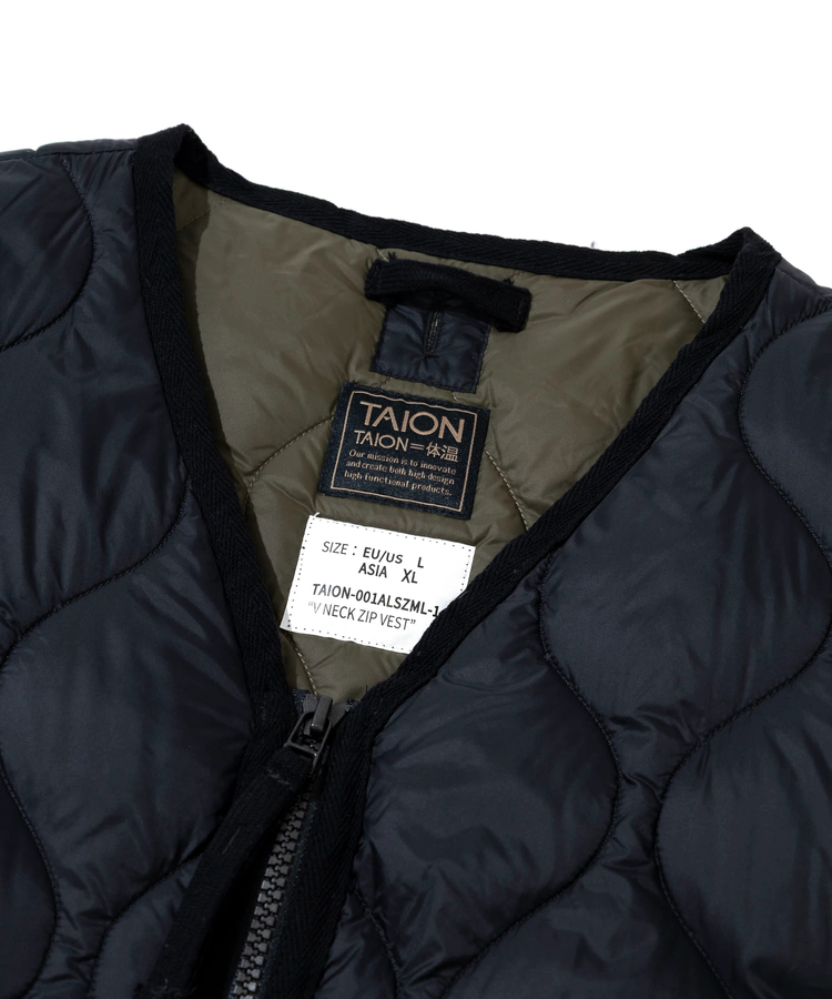 go slow caravan(ゴースローキャラバン) |TAION/タイオン MILITARY V-NECK W-ZIP DOWN VEST《SOFT SHELL》(MENS)