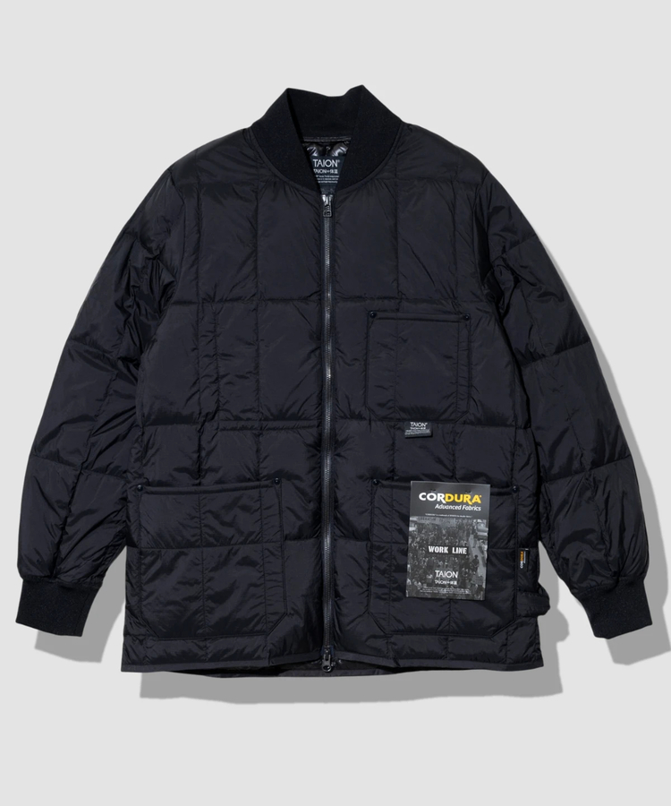 go slow caravan(ゴースローキャラバン) |TAION/タイオン WORK W-ZIP LIB DOWN JACKET (MENS)