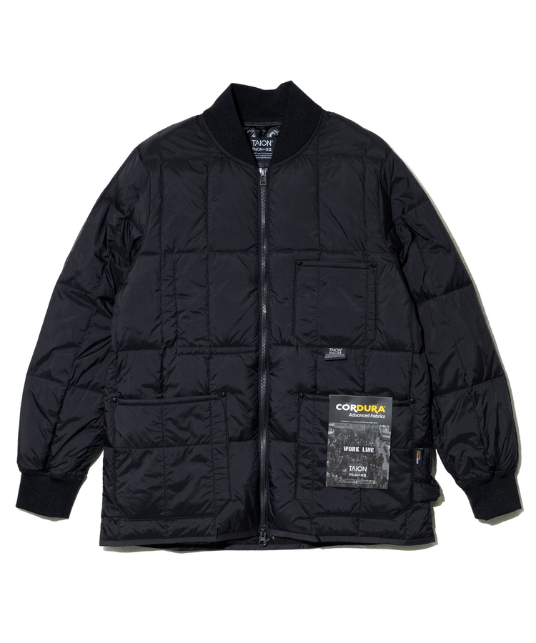 go slow caravan(ゴースローキャラバン) |TAION/タイオン WORK W-ZIP LIB DOWN JACKET (MENS)