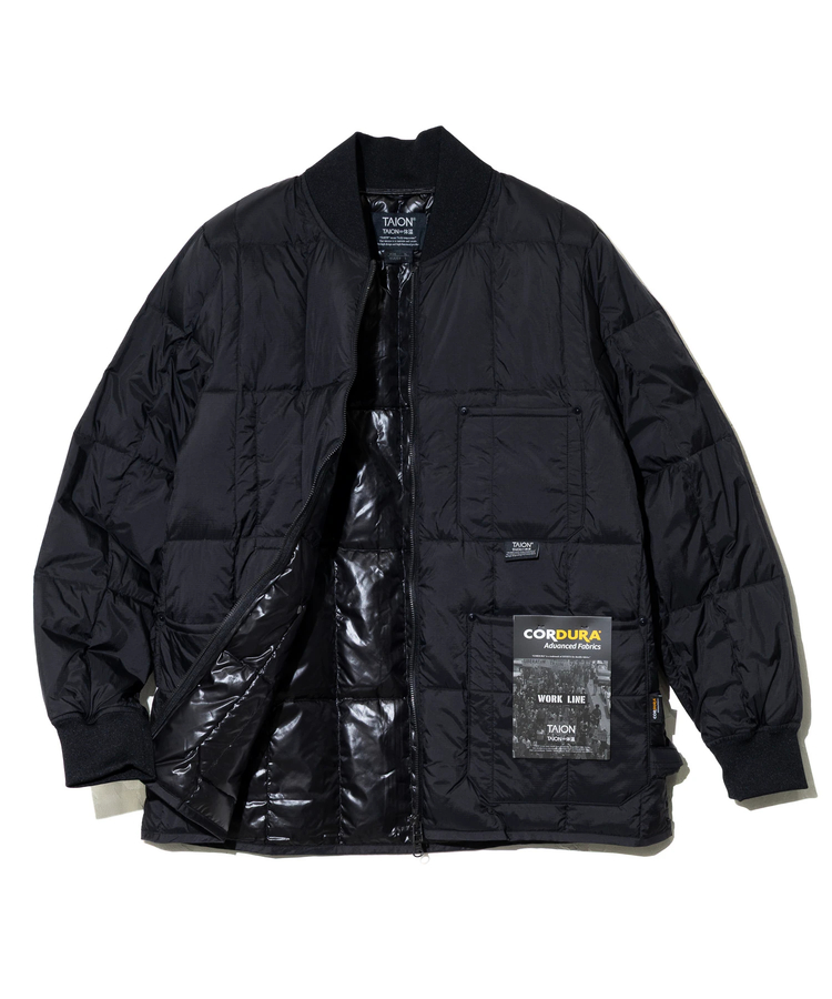 go slow caravan(ゴースローキャラバン) |TAION/タイオン WORK W-ZIP LIB DOWN JACKET (MENS)