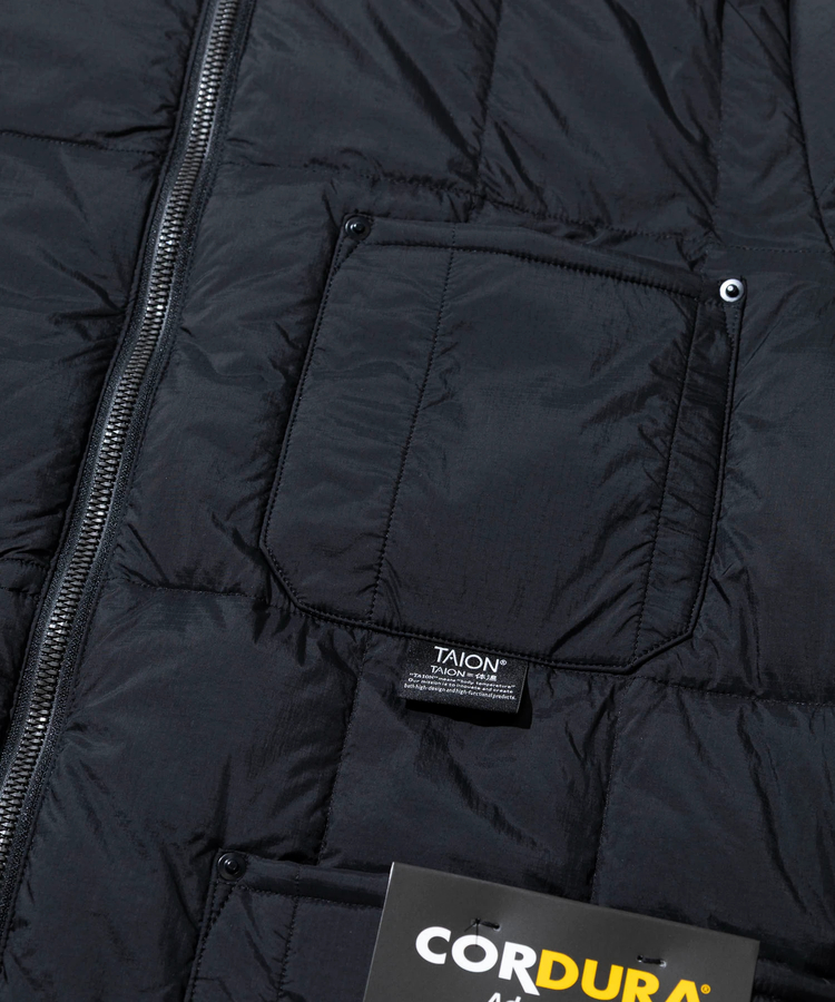 go slow caravan(ゴースローキャラバン) |TAION/タイオン WORK W-ZIP LIB DOWN JACKET (MENS)