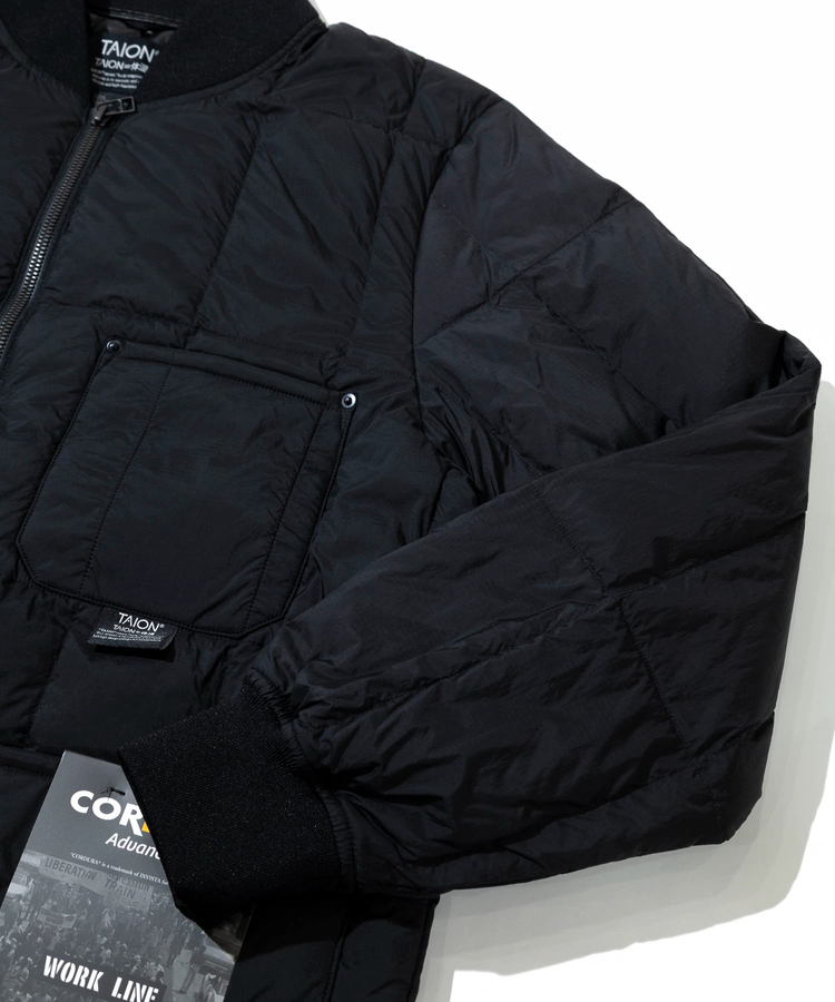 go slow caravan(ゴースローキャラバン) |TAION/タイオン WORK W-ZIP LIB DOWN JACKET (MENS)