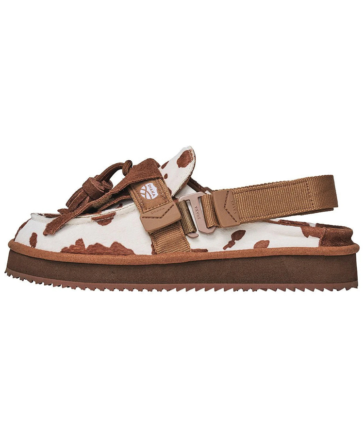 go slow caravan(ゴースローキャラバン) |SHAKA/シャカ MOC MULE TASSEL COWHAIR (WOMENS)