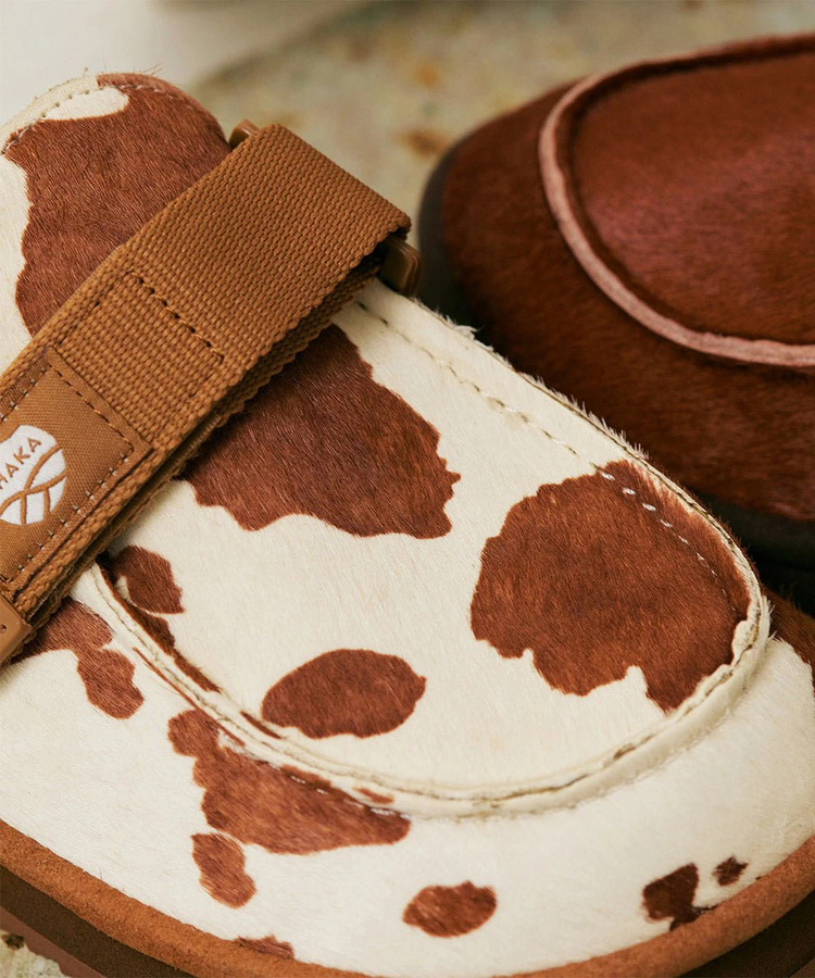 go slow caravan(ゴースローキャラバン) |SHAKA/シャカ MOC MULE TASSEL COWHAIR (WOMENS)