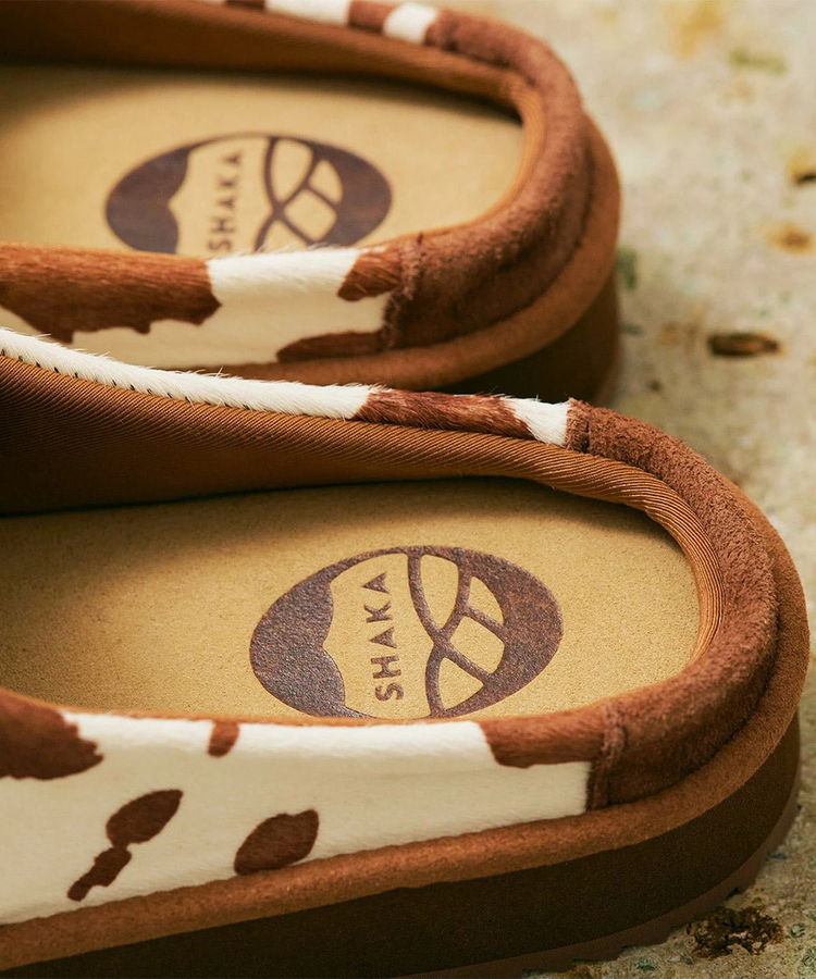 go slow caravan(ゴースローキャラバン) |SHAKA/シャカ MOC MULE TASSEL COWHAIR (WOMENS)