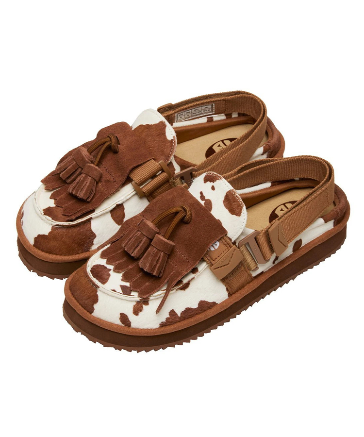go slow caravan(ゴースローキャラバン) |SHAKA/シャカ MOC MULE TASSEL COWHAIR (WOMENS)