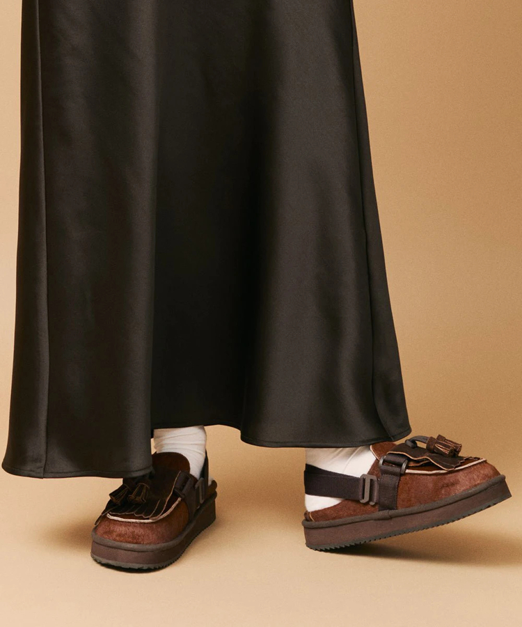 go slow caravan(ゴースローキャラバン) |SHAKA/シャカ MOC MULE TASSEL COWHAIR (WOMENS)